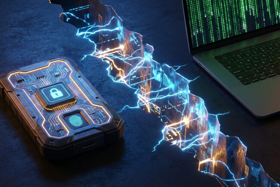 Hard wallet com tecnologia air-gap isolada fisicamente de um computador