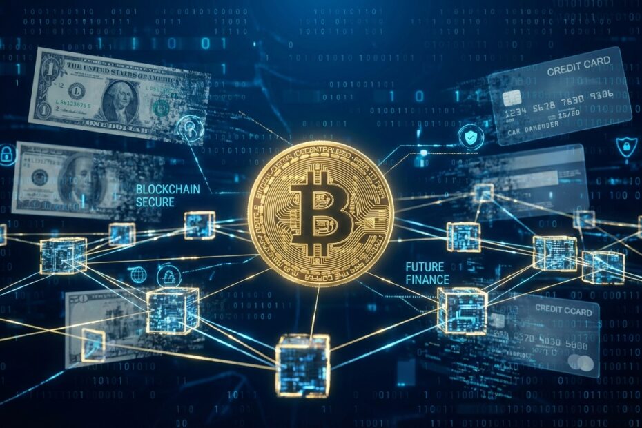 Bitcoin a moeda na era digital superando dinheiro fiduciário e cartões